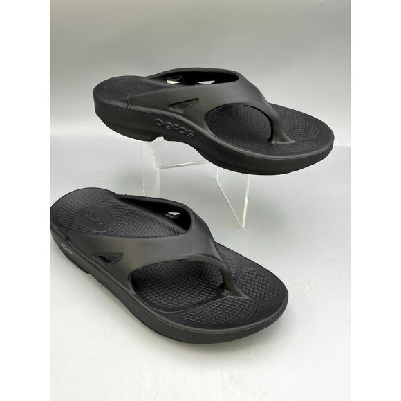 OOFOS Shoes - Oofos Ooriginal Unisex Flip Flops M6/W8 Black Slip On Recovery Thong Sandals